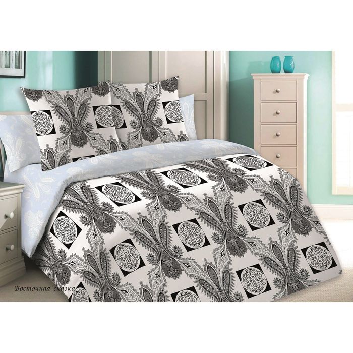 КПБ "Восточная сказка" 1,5 сп., 150х220 см, 145х215 см, 50х70 см-2 шт., ранфорс 164