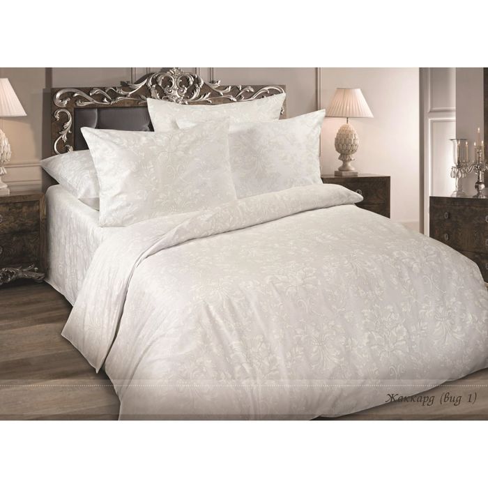 КПБ "Жаккард 1" 1,5 сп., 150х220 см, 145х215 см, 70х70 см-2 шт., ранфорс