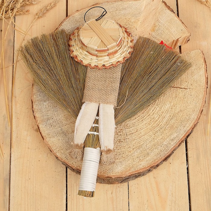 Оберег-домовой "Веник", 33х26х7 см микс