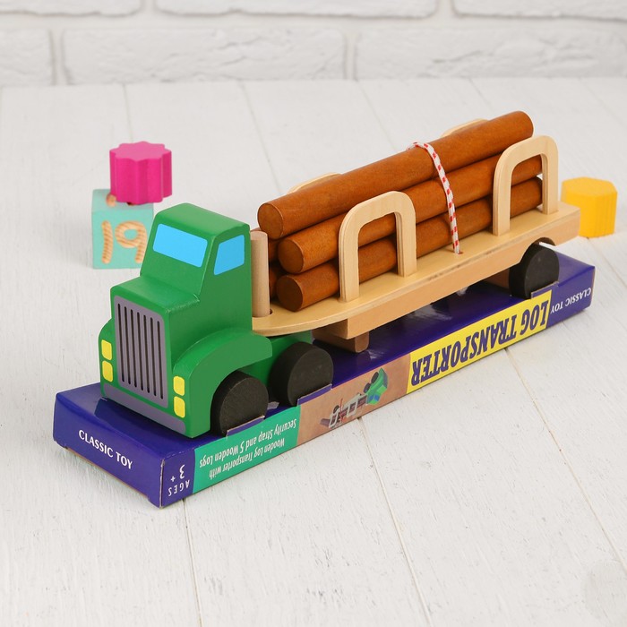 Игрушка деревянная "Лесовоз"