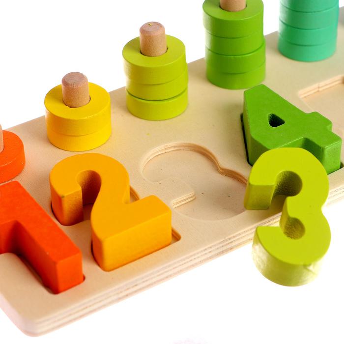 Набор для развития логики и счёта "Учим цифры и цвета"