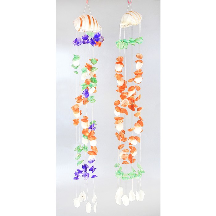 Музыка ветра из ракушек "Водопад", цвета МИКС