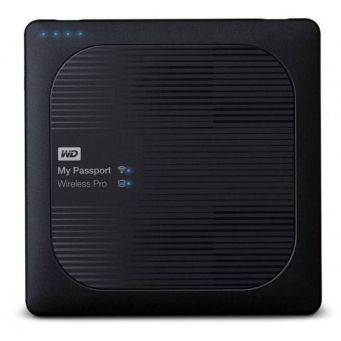 Внешний жесткий диск WD USB 3.0 2 Тб WDBP2P0020BBK-RESN Passport Wireless2.5", черный