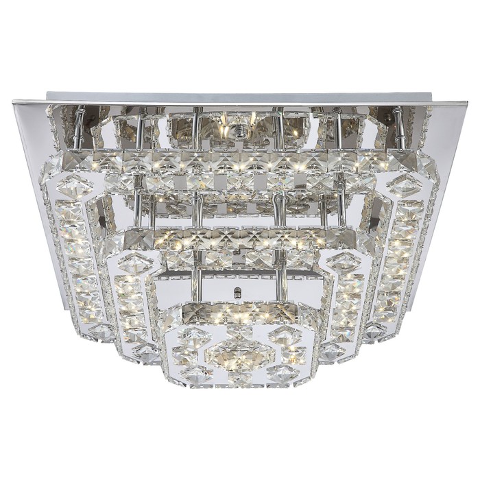 Люстра потолочная MARILYN I 1x44Вт LED хром 50x50x24см