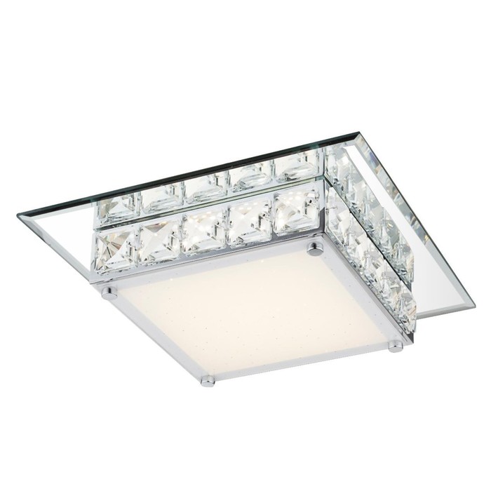 Люстра потолочная MARGO 1x12Вт LED хром 25x25x7,6см