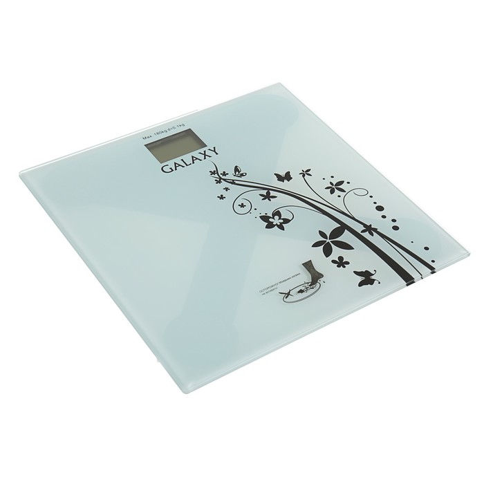 Весы электронные Galaxy GL 4800, до 180 кг, от CR2032 (в компл), ЖК-дисплей, индикация перег 33415