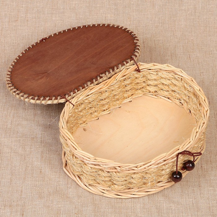 Футляр подарочный «Осень», инкрустация берестой, 22х16х8,5 см