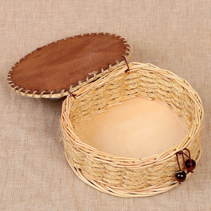 Футляр подарочный «Осень», инкрустация берестой, 19х17,5х8,5 см