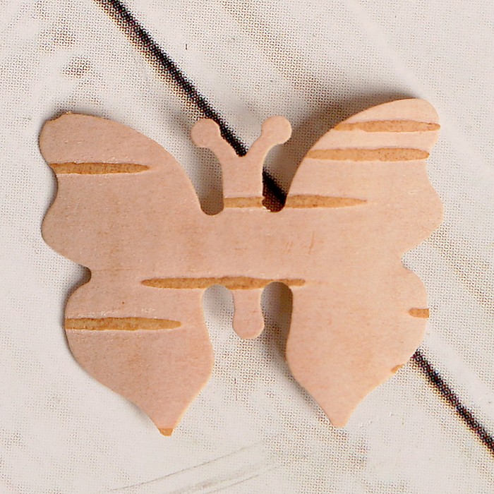 Набор заготовок для творчества «Бабочки», 10 шт, 2,3х1,8 см, береста