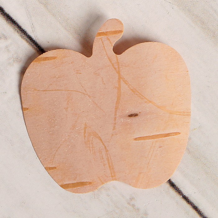 Набор заготовок для творчества «Яблочки», 10 шт, 2,5х2,5 см, береста