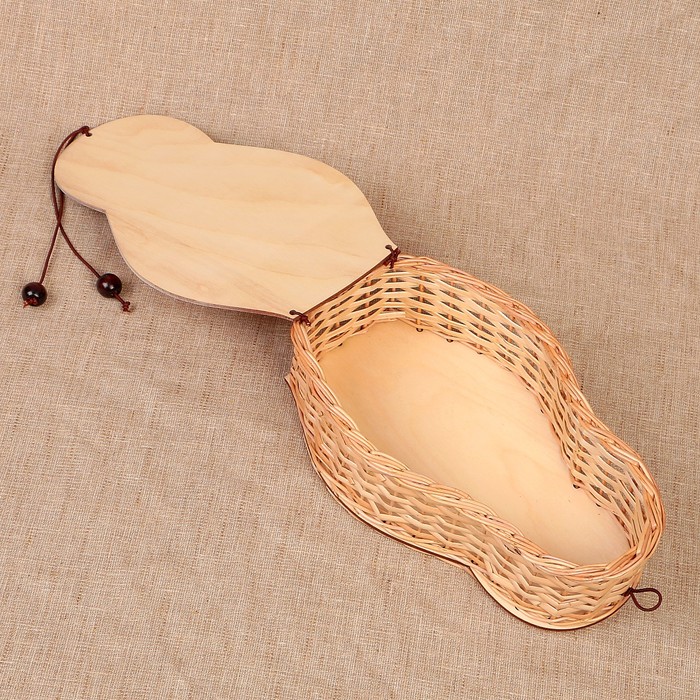 Футляр подарочный «Матрёшка Любава», средняя, ива 15х6х25 см