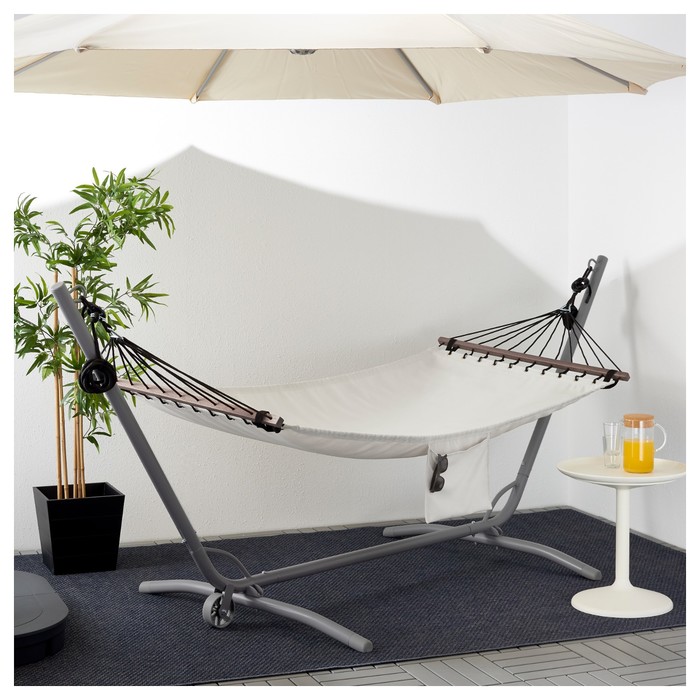 Опора для гамака ГОРЭ, для использования на улице, макс 120 кг, серый