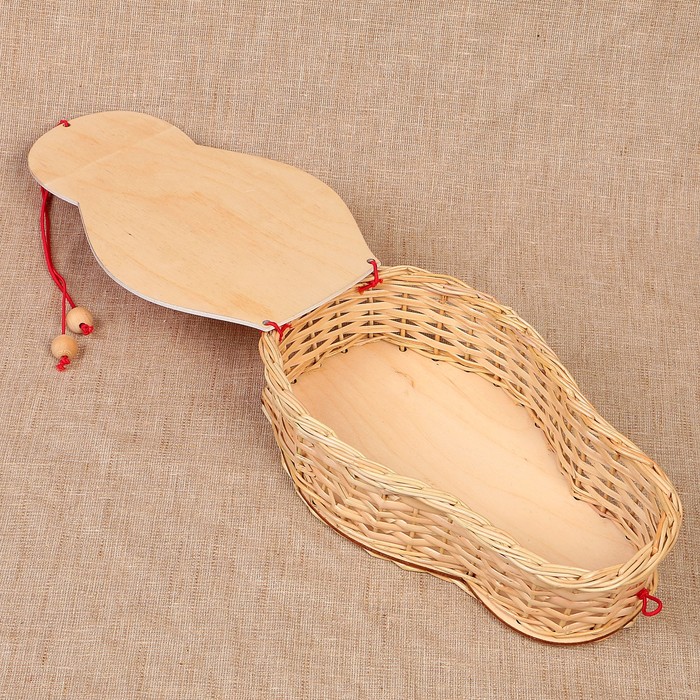 Футляр подарочный «Сударушка», средняя, ива 15х6х25 см