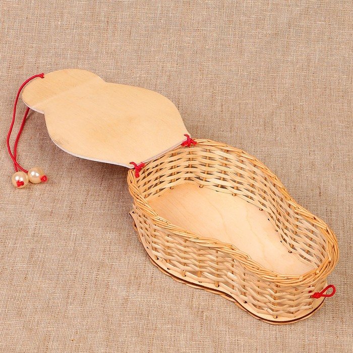 Футляр подарочный «Матрёшка - лето», малая, ива 12х5х20 см