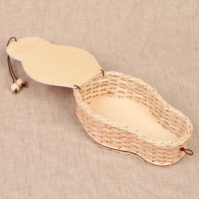 Футляр подарочный «Матрёшка Настенька», малая, ива 12х5х20 см