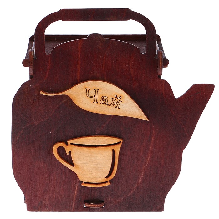 Чайный домик «Чайник», с откидной крышкой, 11,8х15х15,7 см