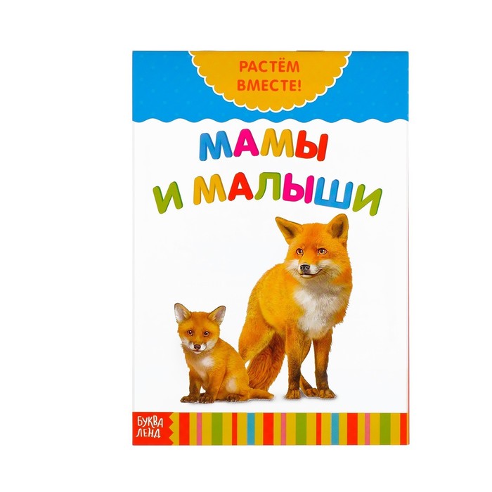 Развивающая книжка "Мамы и малыши"   20 стр.
