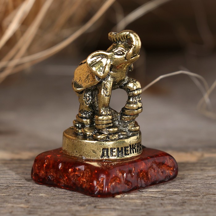 Фигурка слон на камне "Денежный", 3,2 х 2,2 х 1,9 см