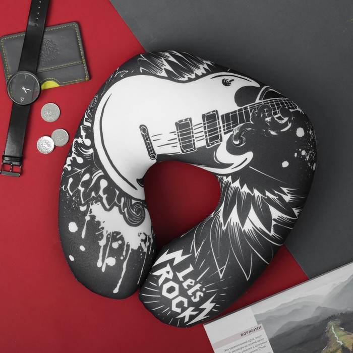 Подголовник-антистресс "Let's rock"