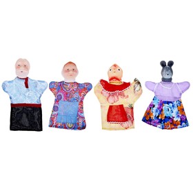 Кукольный театр «Курочка Ряба», 4 персонажа