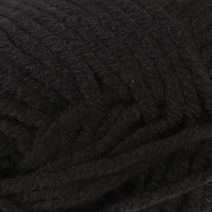 Пряжа "Punto" 80% акрил, 20% полиамид 110м/100гр (К940 чёрный)
