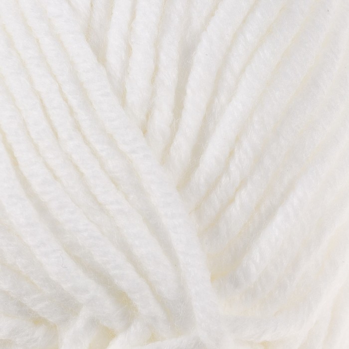 Пряжа "Punto" 80% акрил, 20% полиамид 110м/100гр (К010 белый)