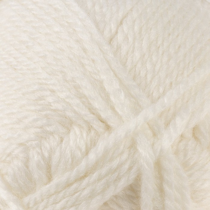 Пряжа "Woolly Baby" 30% шерсть,50% акрил, 20% полиамид 148м/50гр (К019 молочный)