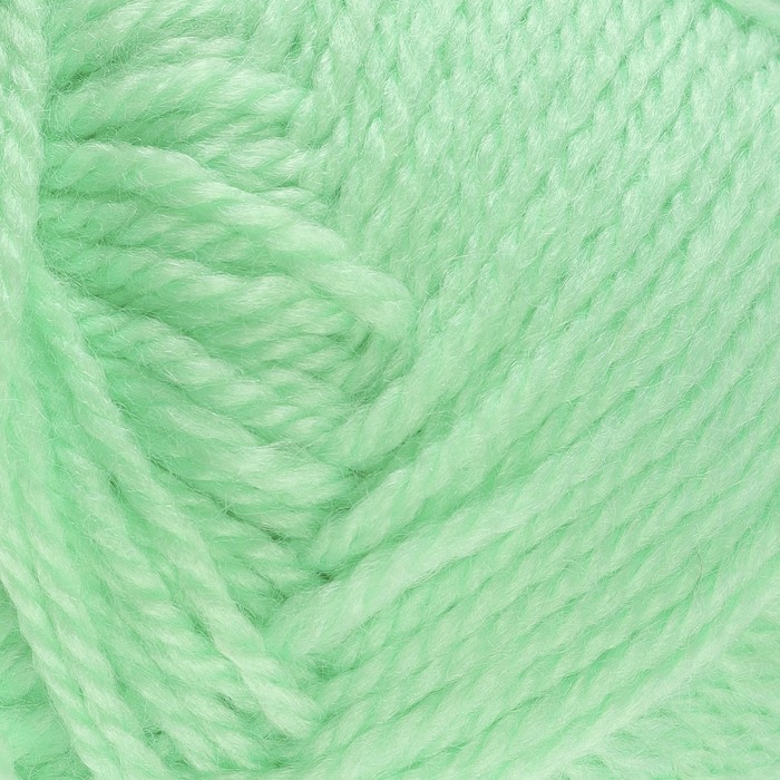 Пряжа "Woolly Baby" 30% шерсть,50% акрил, 20% полиамид 148м/50гр (К437 св. зелёный)