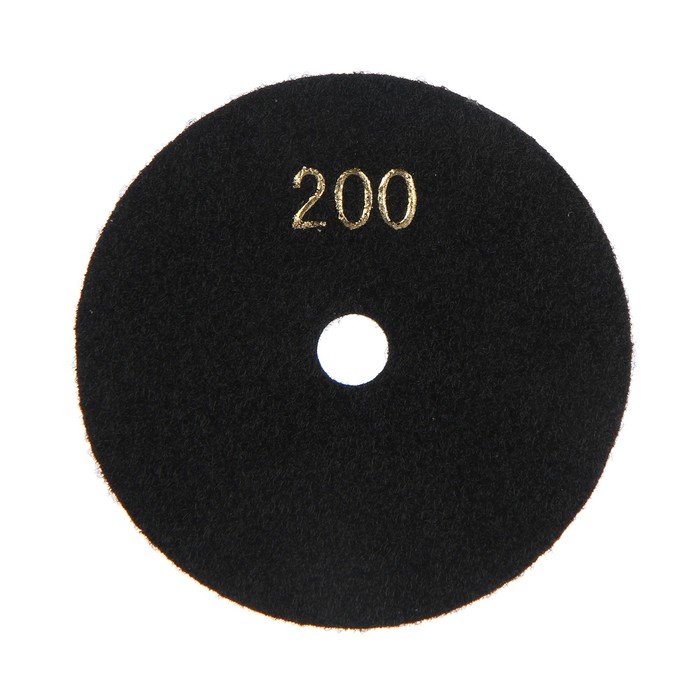 Алмазный гибкий шлифовальный круг TUNDRA "Черепашка", для сухой шлифовки, 100 мм, № 200