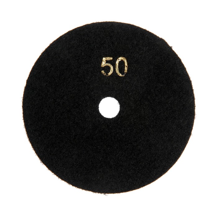 Алмазный гибкий шлифовальный круг TUNDRA "Черепашка", для сухой шлифовки, 100 мм, № 50
