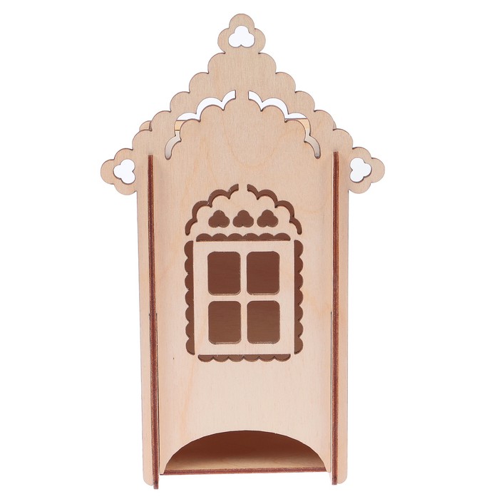 Чайный домик, с выдвижной крышкой, 13х8х22 см