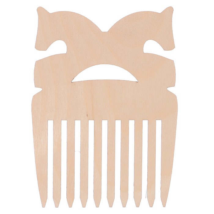 Заготовка для творчества «Гребень», 8х11х0,3 см