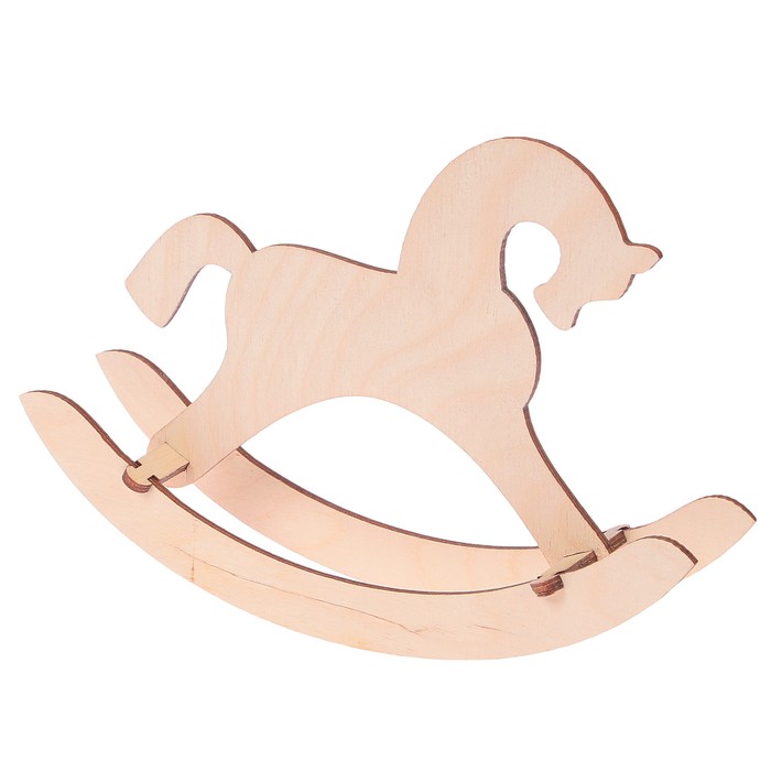 Заготовка для творчества «Лошадка - качалка», 18х12,5х4,5 см