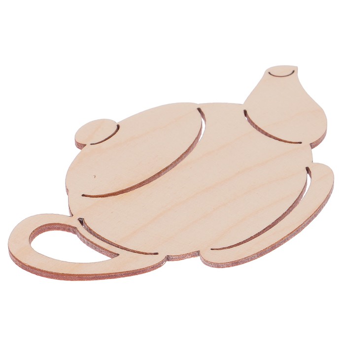 Заготовка для творчества «Чайник», 14,3х9,4х0,3 см