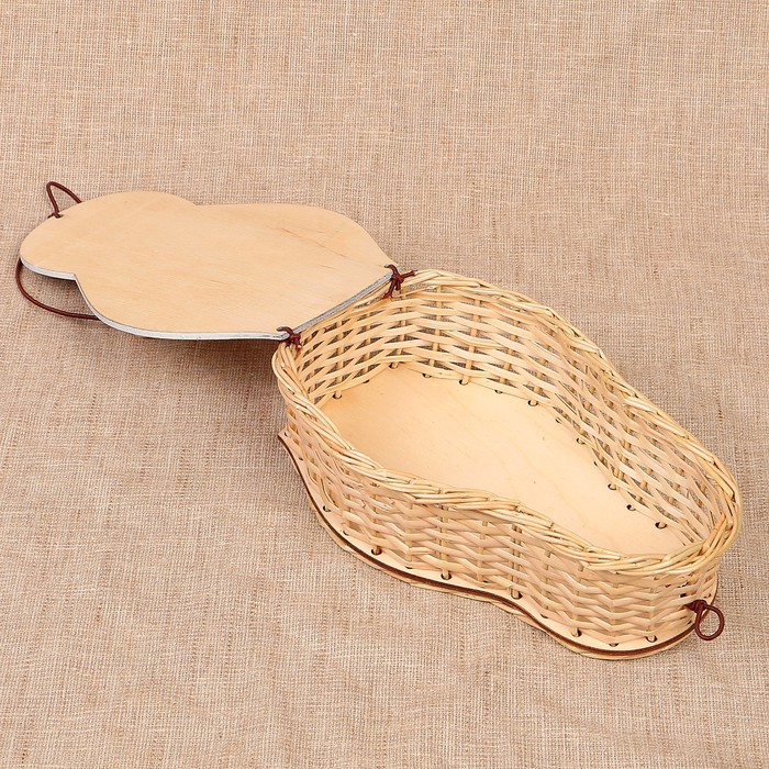 Футляр подарочный «Русская краса с рябинкой», малая, ива 12х5х20 см