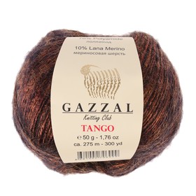 

Пряжа "Tango" 10%меринос. шерсть,20%акрил, 70%полиамид 275м/50гр (1476 коричневый)