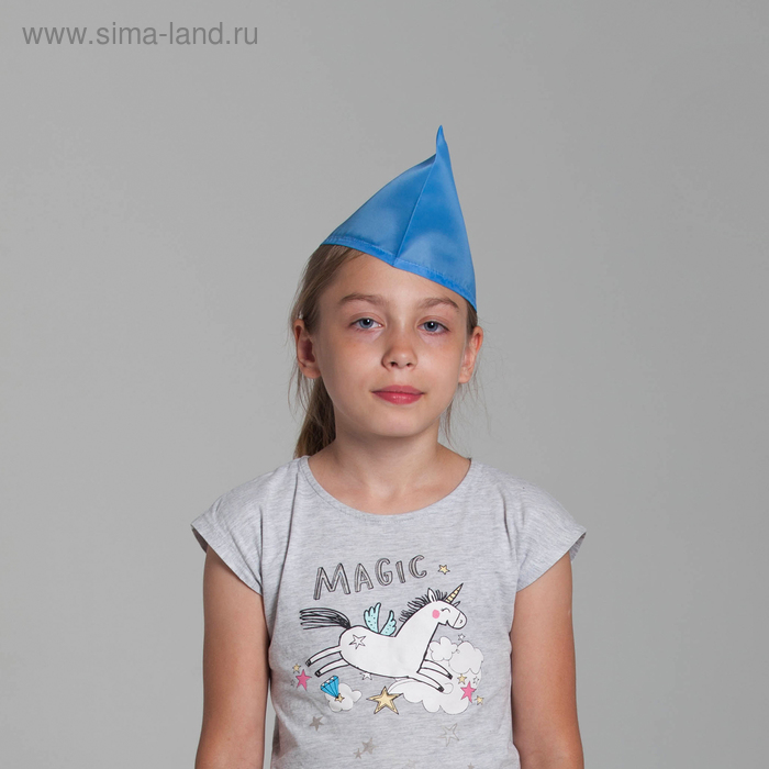 

Пилотка пионерская, голубая