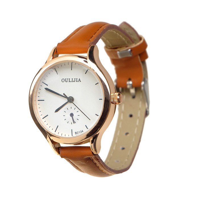 Часы наручные женские, ремешок из кожзаменителя микс