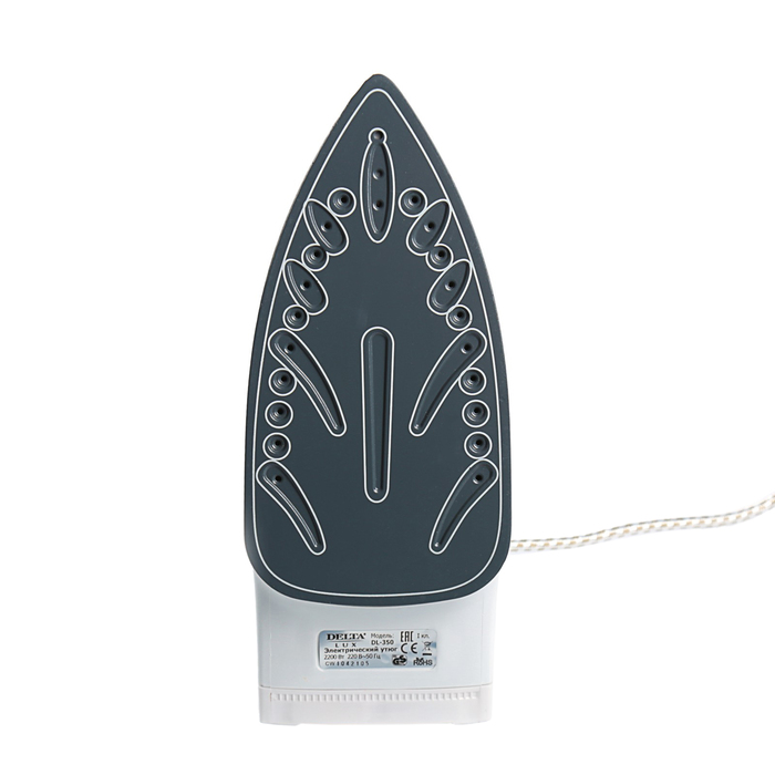 Утюг DELTA LUX DL-350, 2200 Вт, керамическая подошва, зеленый