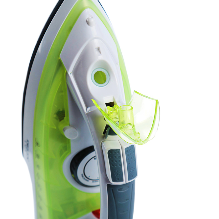 Утюг DELTA LUX DL-350, 2200 Вт, керамическая подошва, зеленый