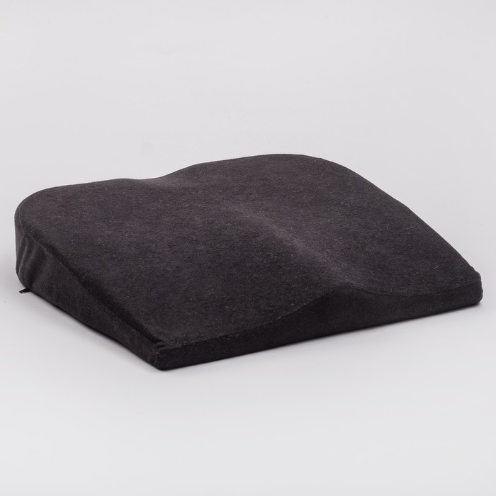 Анатомическая подушка на стул Rosava Sit 42х39 см, белый, велюр Memory Foam, 100% пэ