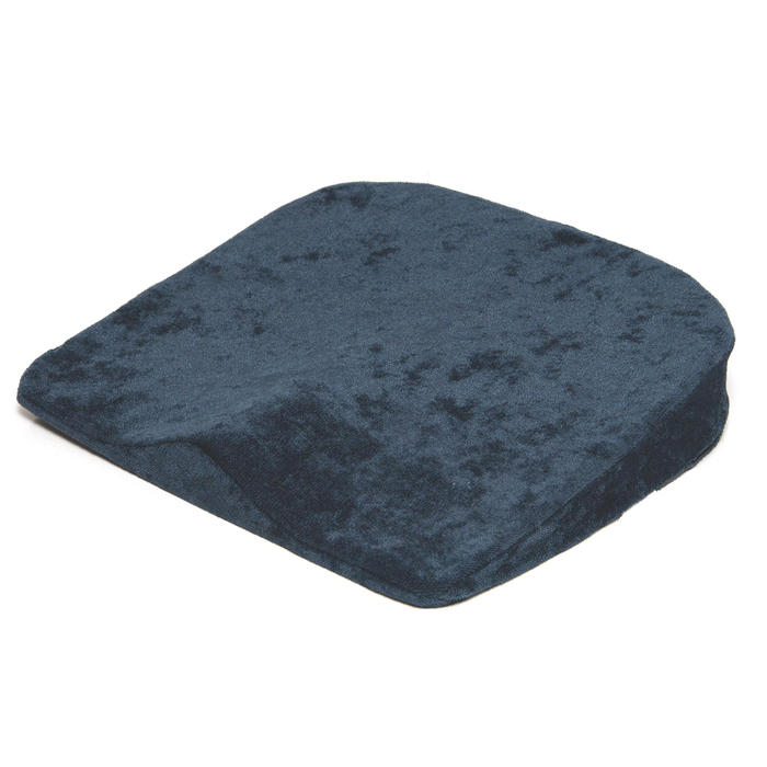 Анатомическая подушка на стул Rosava Sit 42х39 см, белый, велюр Memory Foam, 100% пэ