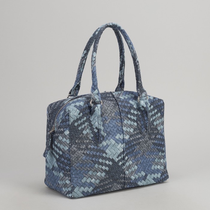 Сумка женская, отдел на молнии, цвет синий