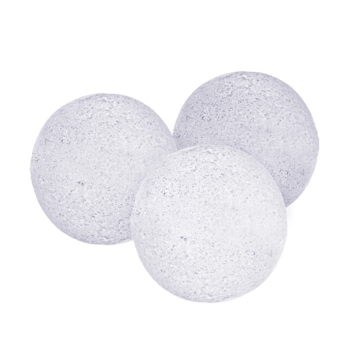 Набор для ванной "Для 1000 мелочей": кармашек на 3 отделения из пластика и 3 бурлящих шара