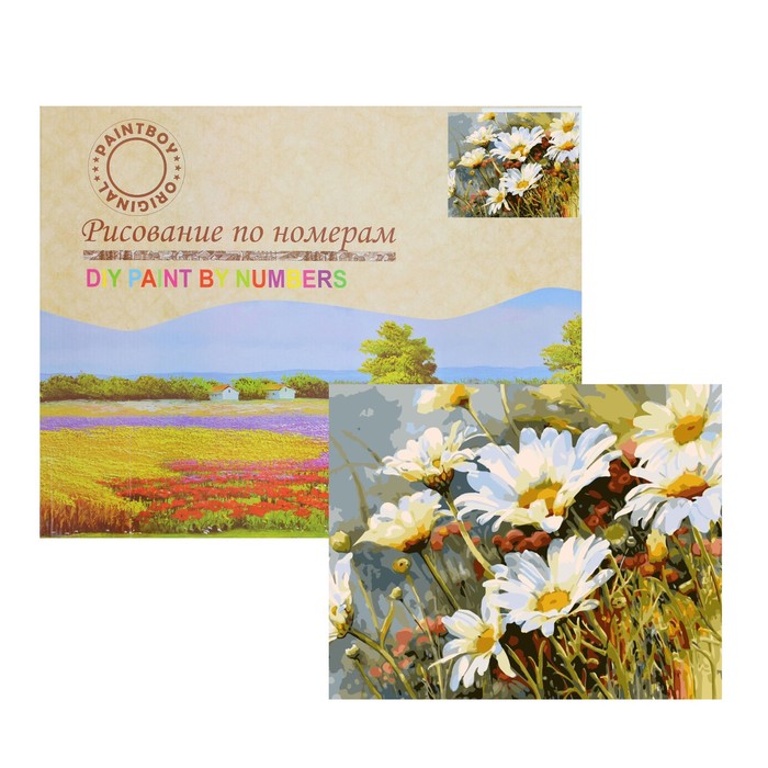 Картина по номерам "Ромашки"