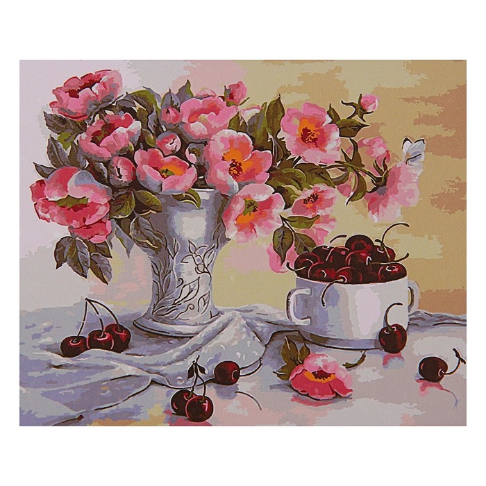 Картина по номерам "Душистый шиповник"