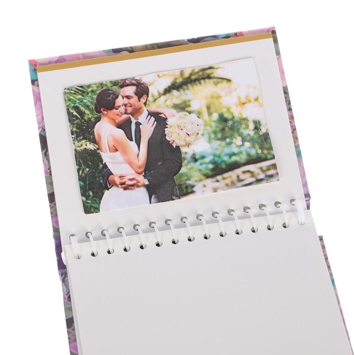 Фотоальбом магнитный 15 листов "Счастливые моменты. Время цветов" 19,5х16х2 см