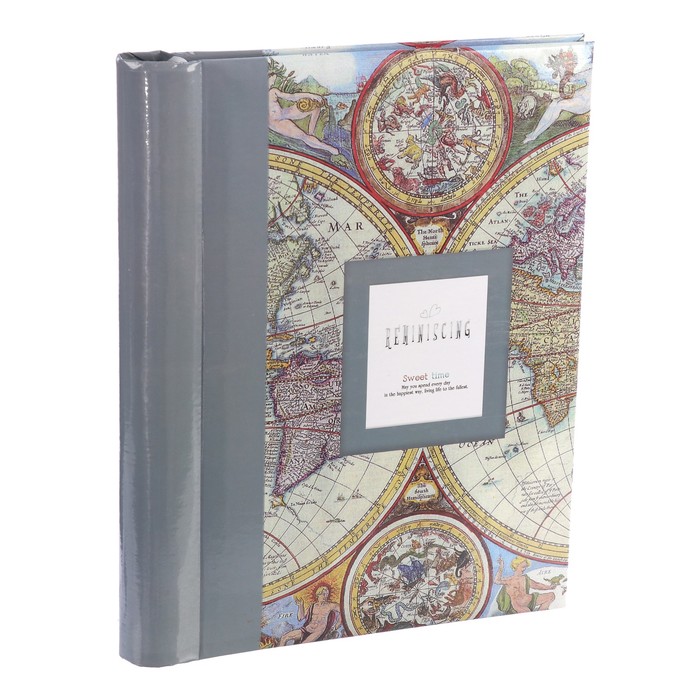 Фотоальбом магнитный 20 листов "Старинная карта" 25,5х20х2,8 см