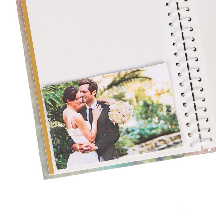 Фотоальбом магнитный 20 листов "Гортензии" 25,5х20х2,8 см