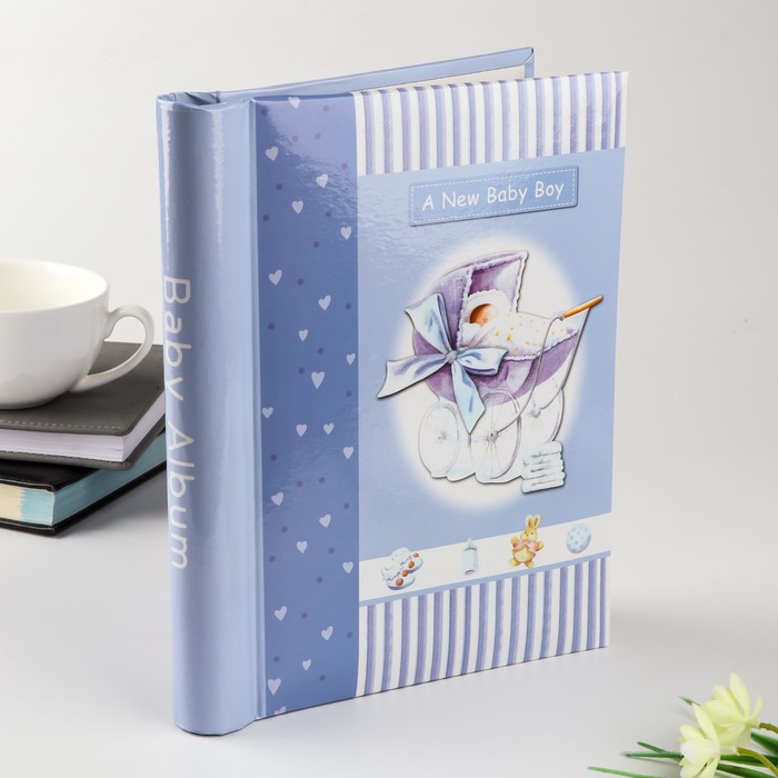 Фотоальбом магнитный 20 листов "Baby boy" 25,5х20х2,8 см